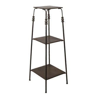 Kovový květinový stolek