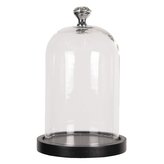 Skleněný poklop s podtáckem