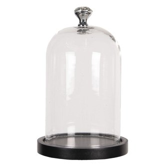 Skleněný poklop s podtáckem