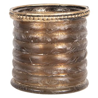 Sklenička na čajovou svíčku