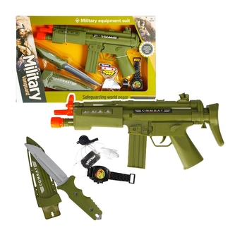 Samopal s vibracemi - světlo, zvuk s doplňky