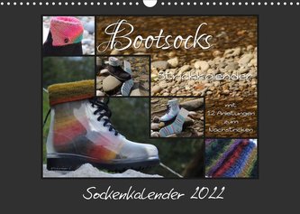 Sockenkalender Bootsocks 2022 (Wandkalender 2022 DIN A3 quer)