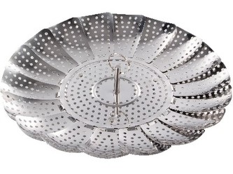 pařáček skládací 24cm nerez