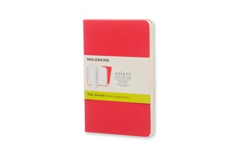 Moleskine: Volant zápisníky čisté červené S