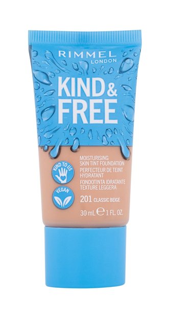 Rimmel London Kind & Free Makeup Moisturising Skin Tint Foundation 30 ml 201 Classic Beige pro ženy