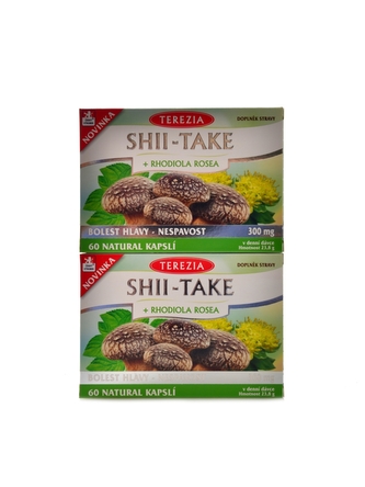 Terezia - Shii-Take + Rhodiola Rosea 2 x 60 kapslí