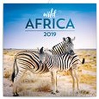 Poznámkový kalendář Divoká Afrika 2019