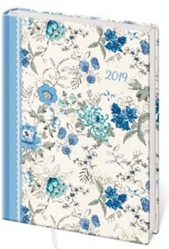 Diář 2019 A5 LYRA denní Flower