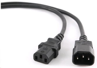 C-TECH Kabel síťový, prodlužovací, 1,8m VDE 220/230V napájecí
