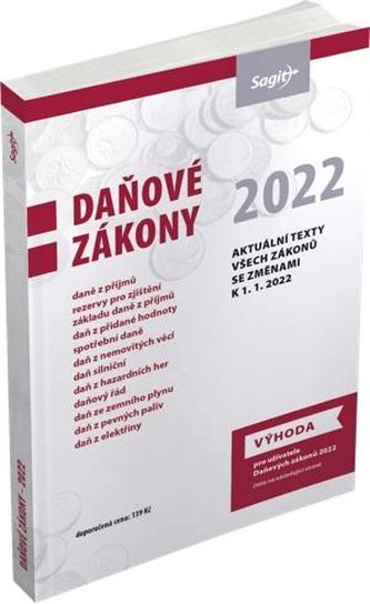 Daňové zákony 2022 Daňové zákony 2022