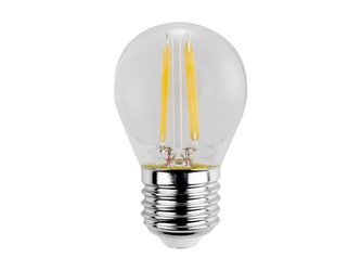 Žárovka Filament LED E27 4W miniGLOBE teplá bílá RETLUX RFL 221