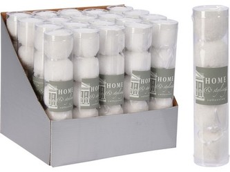 dekorace KOULE 5cm BAVLNA BÍ (5ks)