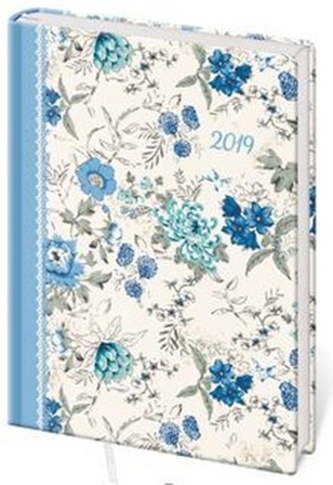 Diář 2019 A5 LYRA týdenní Flower