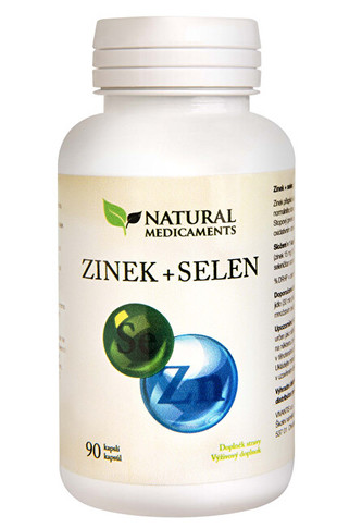 Natural Medicaments Zinek + selen 90 kapslí