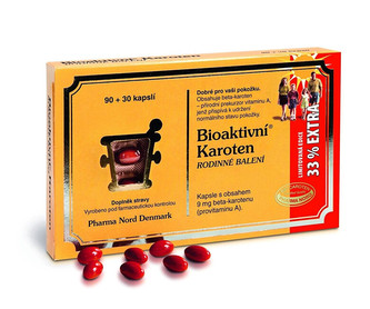 Pharma Nord Bioaktivní Karoten Rodinné balení 90+30 pastilek EXTRA