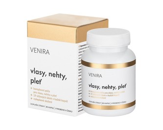 Venira Péče o vlasy, nehty a pleť, 40 denní kůra 80 kapslí