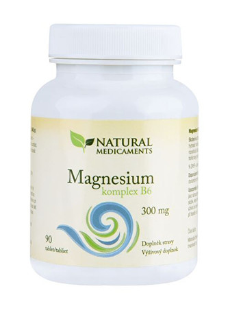 Natural Medicaments Magnesium ( hořčík ) B6 komplex 90 tablet