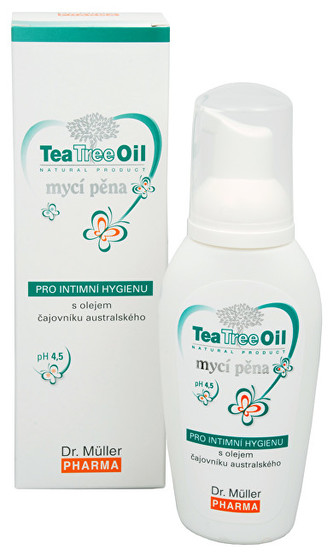 Dr. Muller Tea Tree Oil intimní mycí pěna 150 ml