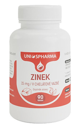 Unios Pharma Zinek v chelátové vazbě 90 tbl.