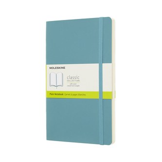 Moleskine: Zápisník měkký čistý modrozelený L