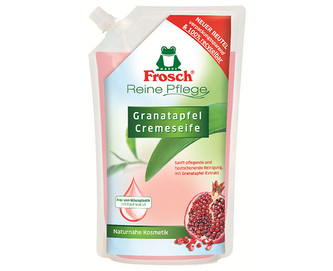 Frosch Tekuté mýdlo s granátovým jablkem - náhradní náplň 500 ml Frosch Tekuté mýdlo s granátovým jablkem - náhradní náplň 500 ml