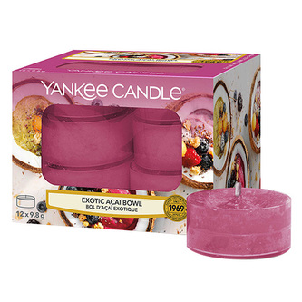 Svíčky čajové Yankee Candle, Miska exotických chutí, 12 ks