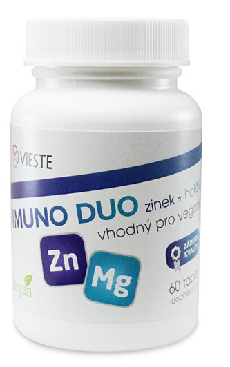 Vieste Imuno Duo zinek + hořčík 60 tablet