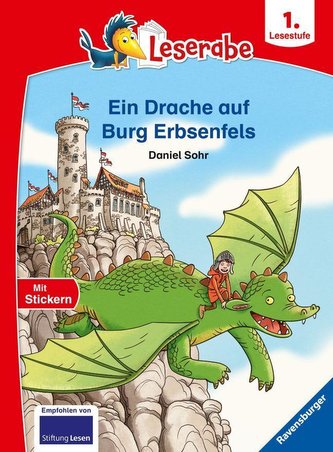 Ein Drache auf Burg Erbsenfels - Leserabe ab 1. Klasse - Erstlesebuch für Kinder ab 6 Jahren