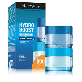 Neutrogena Hydro Boost denní pleťový gel Hydro Boost Water Gel 50 ml + noční pleťový krém Hydro Boost Sleeping Cream 50 ml
