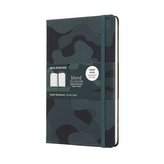 Moleskine: Blend zápisník linkovaný Camouflage zelený L