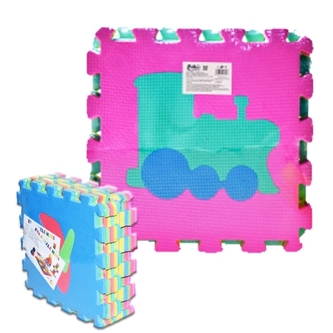 Pěnové puzzle dopravní prostředky - 10ks