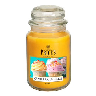 Svíčka ve skleněné dóze Price´s Candles, Vanilkový košíček, 630 g