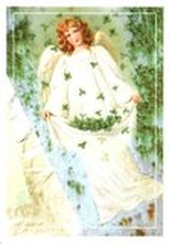 Pohlednice - Andělíček a čtyřlístky