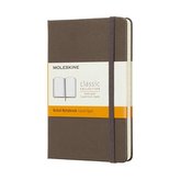 Moleskine: Zápisník tvrdý linkovaný hnědý S