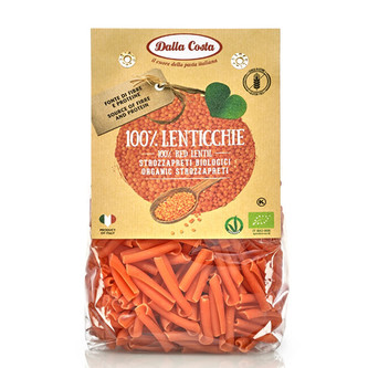 Dalla Costa Bezlepkové těstoviny Strozzapreti červená čočka BIO 250 g