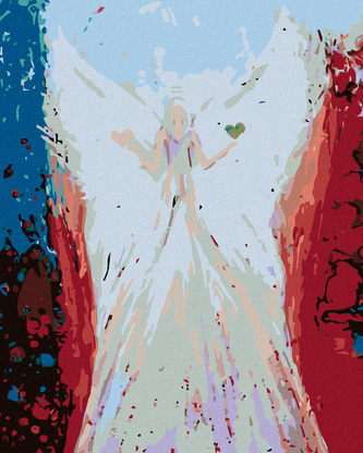Malování podle čísel - ANDĚLÉ OD LENKY -BALANCE ANGEL - 80x100 cm, vypnuté plátno na rám Malování podle čísel - ANDĚLÉ OD LENKY -BALANCE ANGEL - 80x100 cm, vypnuté plátno na rám