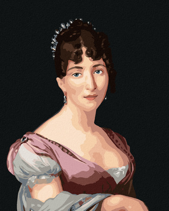 Malování podle čísel - HORTENSE DE BEAUHARNAIS (A. L. G. TRIOSON) - 40x50 cm, bez rámu a bez vypnutí plátna