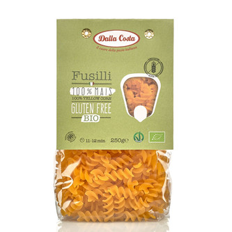 Dalla Costa Bezlepkové těstoviny Fusilli kukuřice BIO 250 g