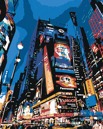 Malování podle čísel - V NEW YORKU - 40x50 cm, bez rámu a bez vypnutí plátna