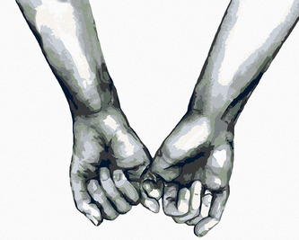 Malování podle čísel - ZA MALÍČKY - 80x100 cm, bez rámu a bez vypnutí plátna