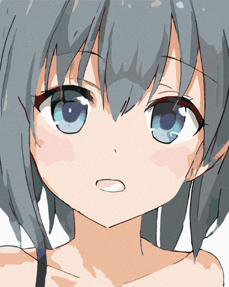 Malování podle čísel - ANIME GIRL PORTRÉT - 80x100 cm, vypnuté plátno na rám Malování podle čísel - ANIME GIRL PORTRÉT - 80x100 cm, vypnuté plátno na rám