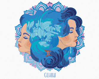 Malování podle čísel - ŽENA BLÍŽENCI - 40x50 cm, bez rámu a bez vypnutí plátna