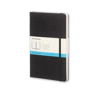 Moleskine Zápisník černý L, tečkovaný, tvrdý