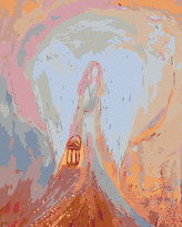 Malování podle čísel - ANDĚLÉ OD LENKY - HOPE ANGEL - 80x100 cm, bez rámu a bez vypnutí plátna