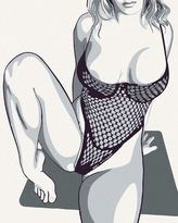 Malování podle čísel - SVŮDNÉ TĚLO - 80x100 cm, vypnuté plátno na rám