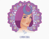 Malování podle čísel - ŽENA KOZOROH - 40x50 cm, vypnuté plátno na rám