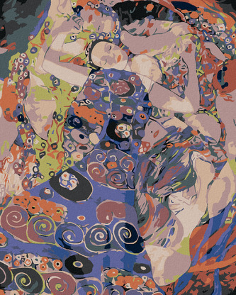 Malování podle čísel - VIRGIN (Gustav Klimt) - 40x50 cm, vypnuté plátno na rám Malování podle čísel - VIRGIN (Gustav Klimt) - 40x50 cm, vypnuté plátno na rám