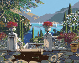 Malování podle čísel - SCHODY K POBŘEŽÍ - 40x50 cm, vypnuté plátno na rám