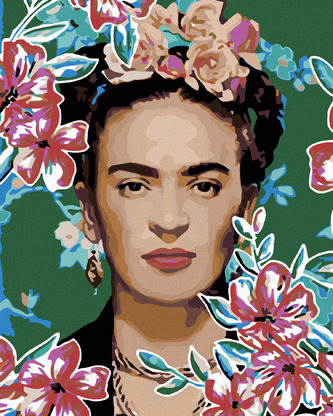 Malování podle čísel - FRIDA KAHLO I. - 40x50 cm, bez rámu a bez vypnutí plátna