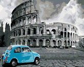 Malování podle čísel - KOLOSEUM - 80x100 cm, bez rámu a bez vypnutí plátna